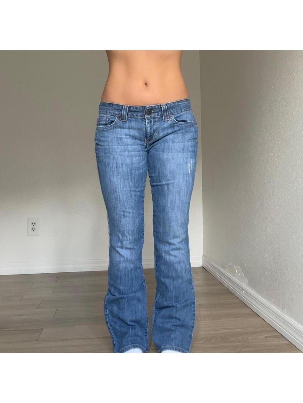 Y2K LOW RISE FLARE JEANS